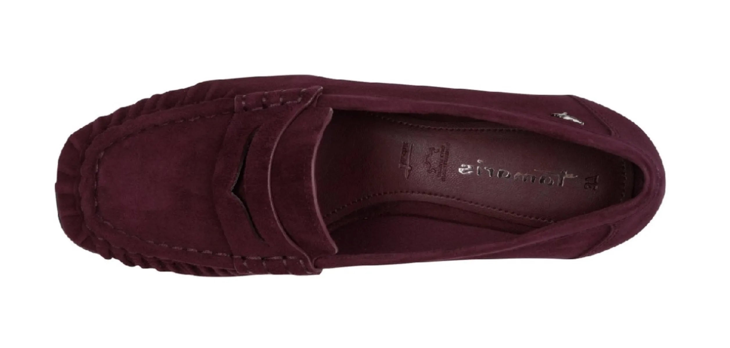 TAMARIS TAMARIS 24319-47 Merlot suede damesinstappers