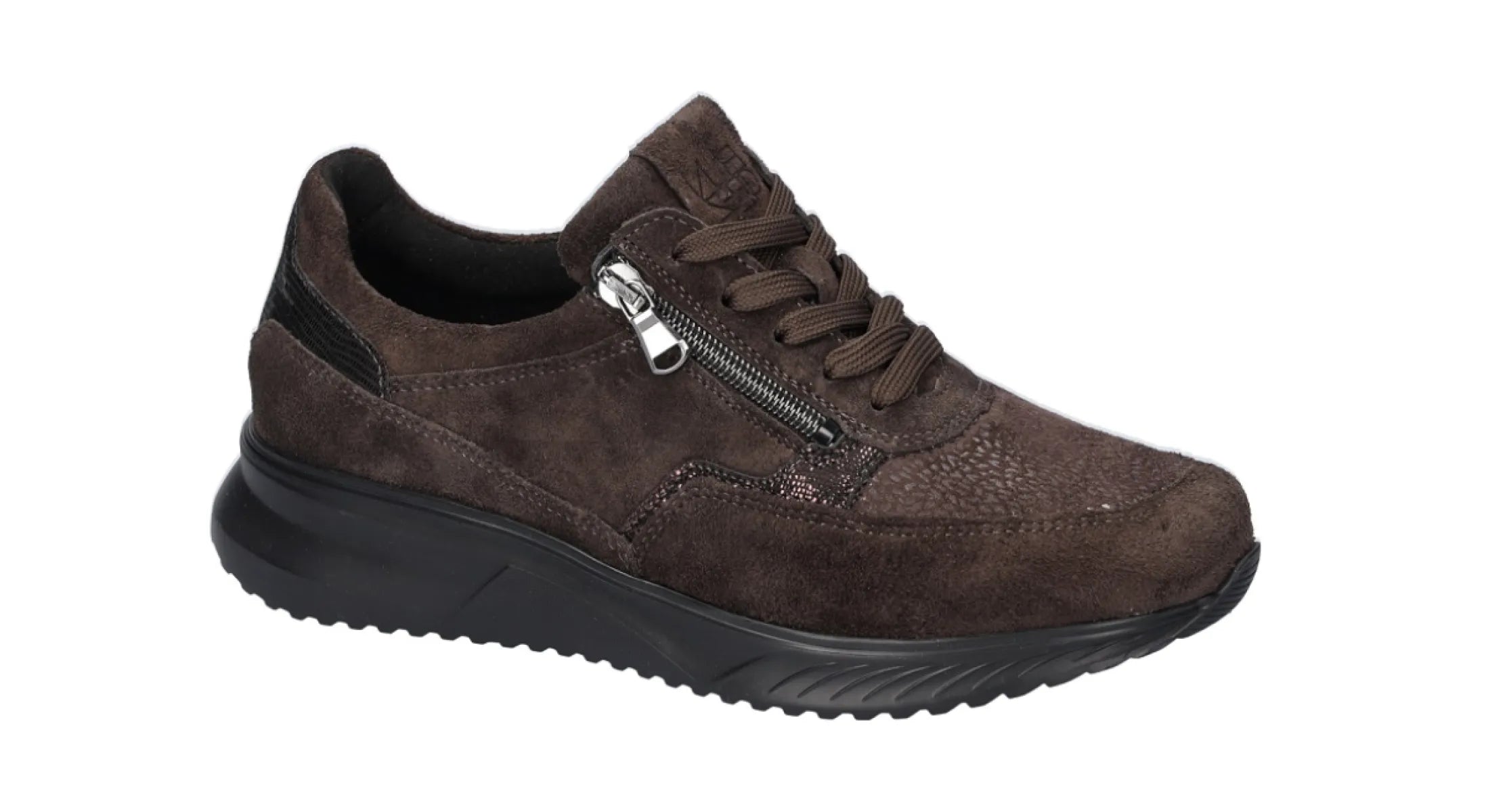 WALDLAUFER WALDLAUFER 617K01 509 166 bruin suede en stretchmateriaal