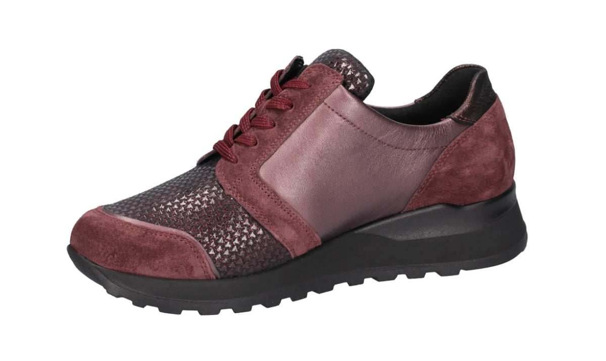 WALDLAUFER WALDLAUFER H64007 604 020 Bordo nubuck en stretchmateriaal