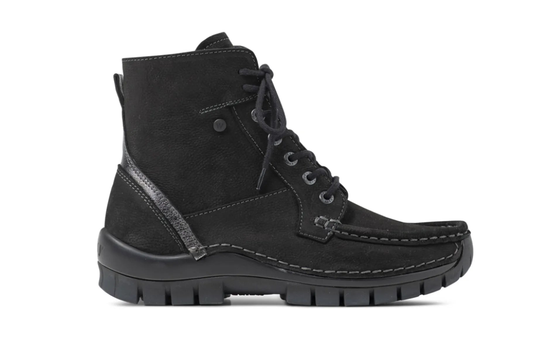 WOLKY WOLKY 04741 11000 VIBE Zwart nubuck damesschoen