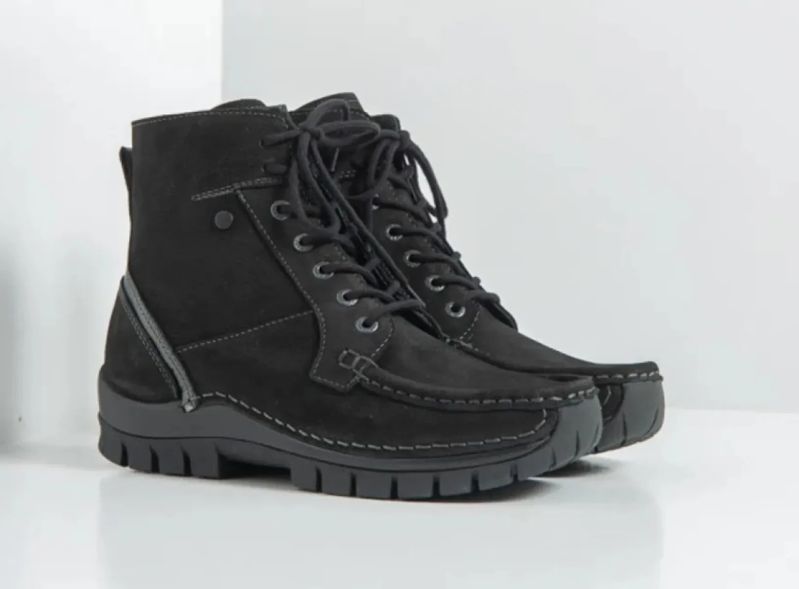 WOLKY WOLKY 04741 11000 VIBE Zwart nubuck damesschoen