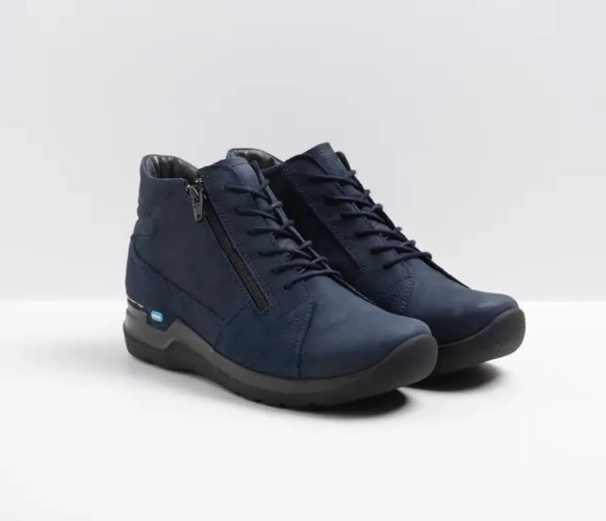 WOLKY WOLKY 06606 11800 WHY Blauw nubuck damesschoenen