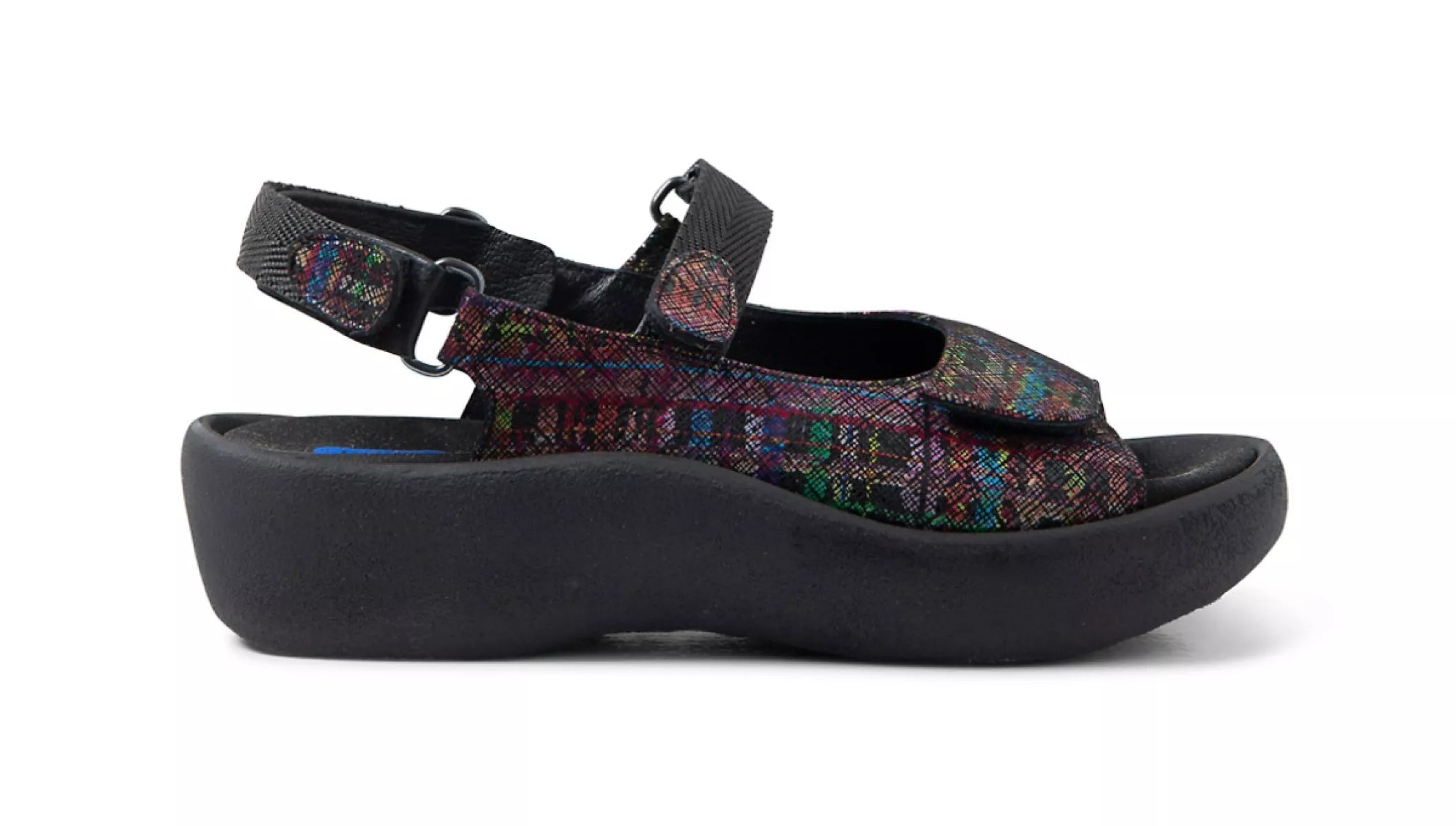 Wolky Jewel 03204 dames sandalen black multi leer