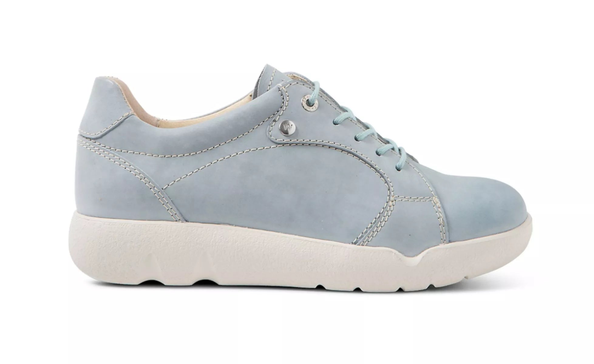 Wolky damesschoenen 07527 Lunvia light blue uitneembaar voetbed