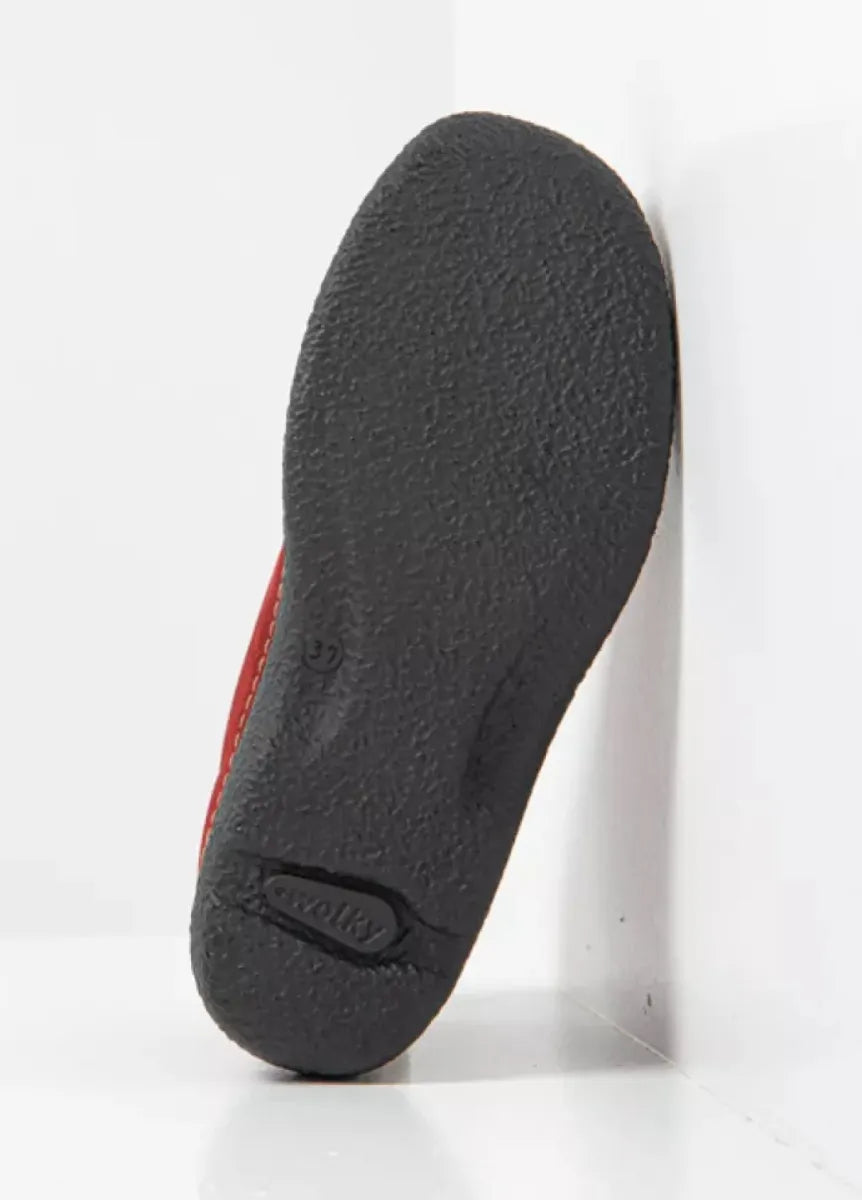 WOLKY WOLKY ROLL SHOOT 06242 11553 Cherry Red nubuck damesschoenen