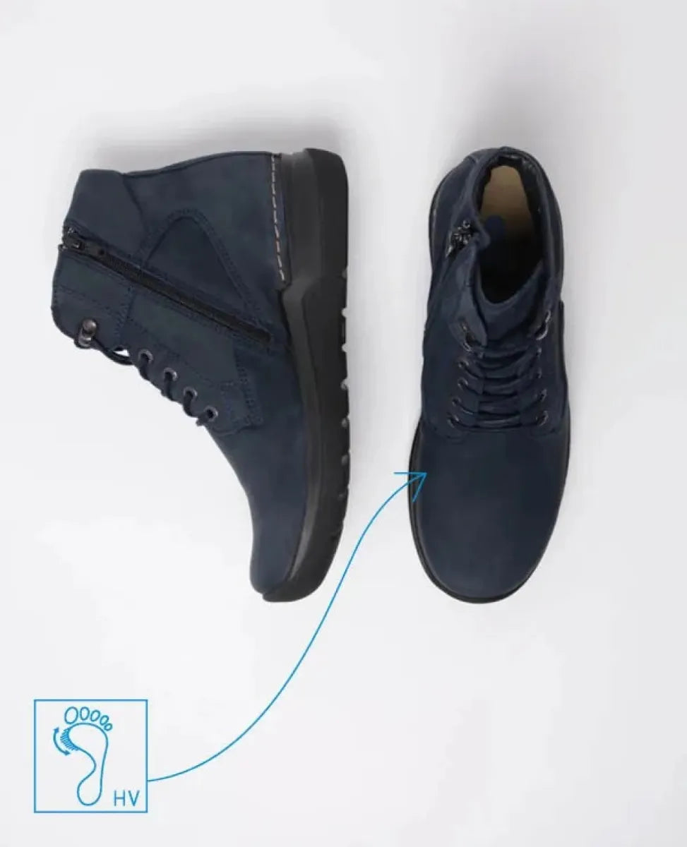 WOLKY WOLKY 06616 16800 WHYNOT HV Blauw nubuck damesschoenen
