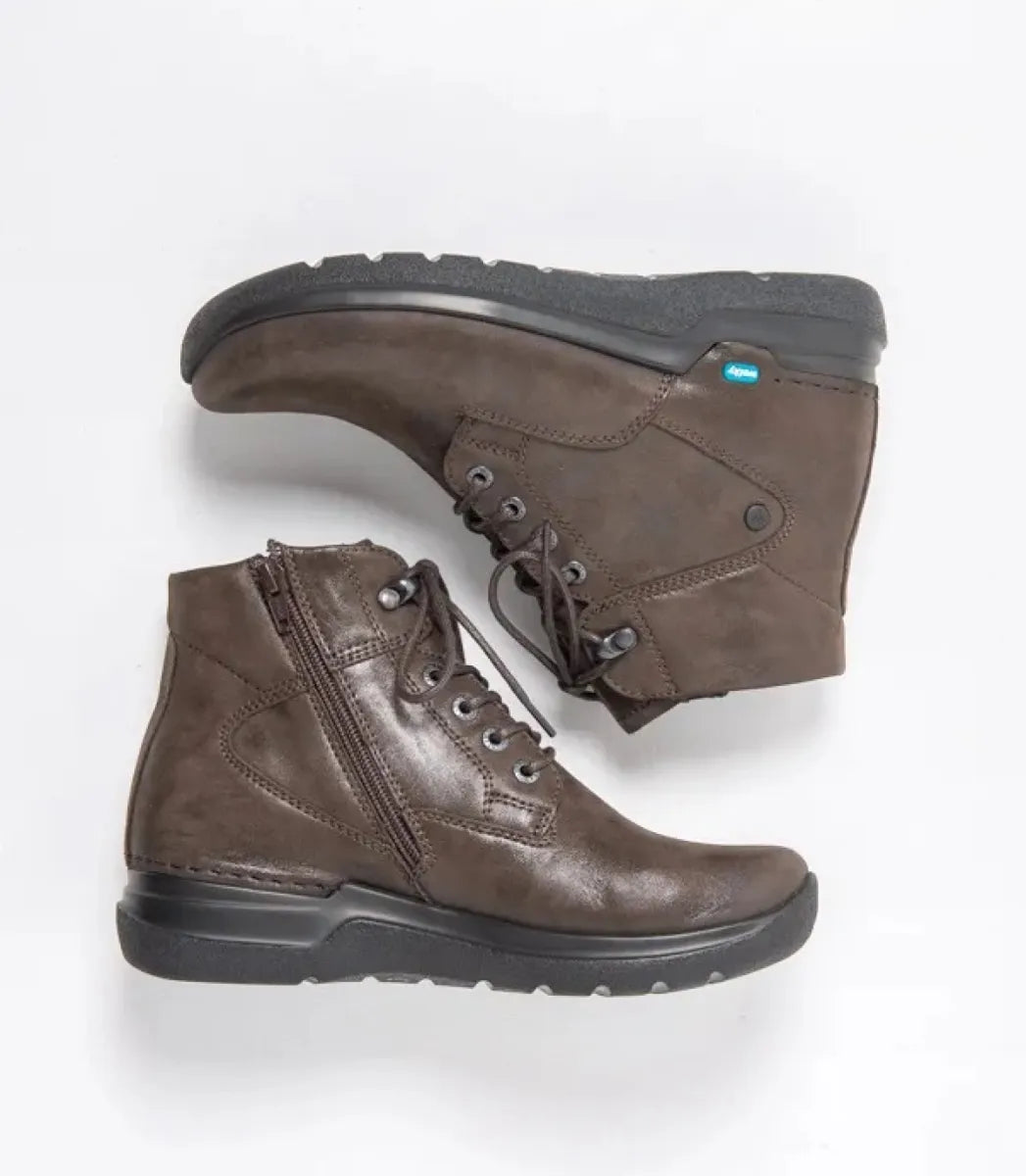 WOLKY WOLKY 06616 36300 WHYNOT HV Bruin nubuck damesschoenen