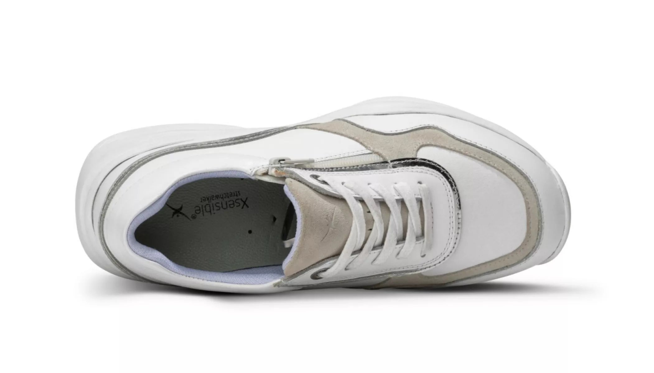 Bovenaanzicht van Xsensible 30085 SWX11 met flexibele zool en zachte voetbed