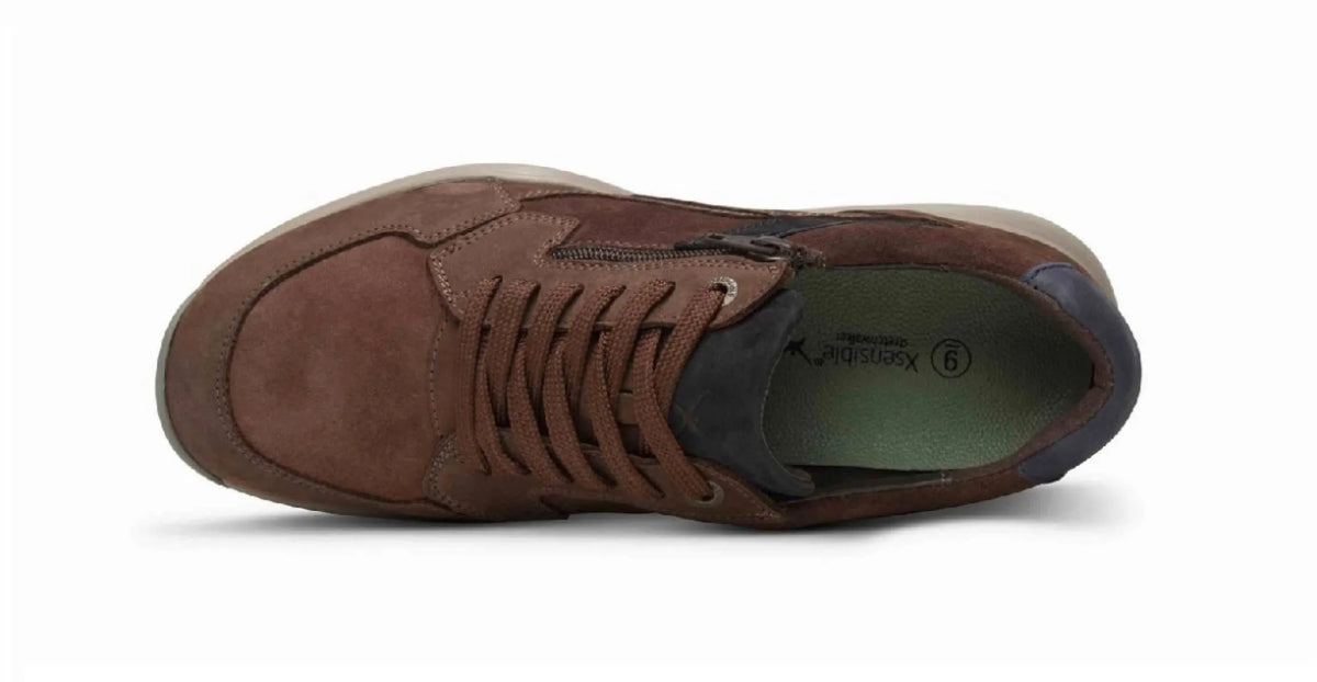 XSENSIBLE XSENSIBLE SWX14 30088 Herenschoenen Dark Brown Combi